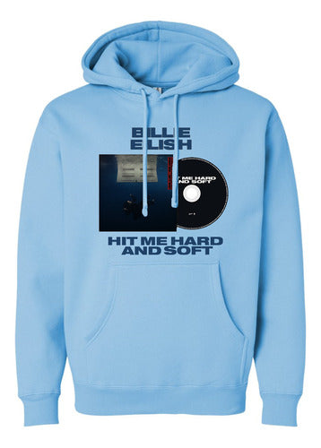 MA_INDUMENTARIA Billie Eilish Hoodie - Hit Me Hard And Soft - Music 6