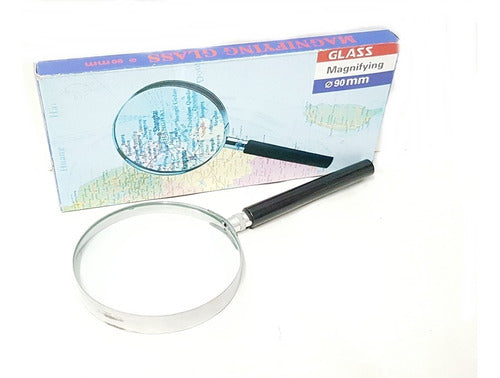 Owl-Glass Handheld Magnifier 3x, 90mm, Glass Magnifying Lens for Reading & Jewelry 0