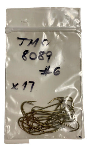 Tiemco 8089 Hooks #6 X 17u Fly Tying Fishing 0