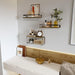 Hoiicco Wall-Mounted Floating Shelves 2