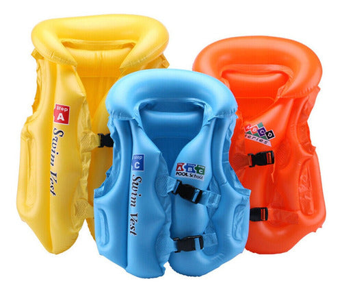 Explorer Fan Inflatable Child Life Vest 40cm Floater 2