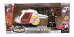 Set Firefighter Police Car Helicopter Tank with Sound 9