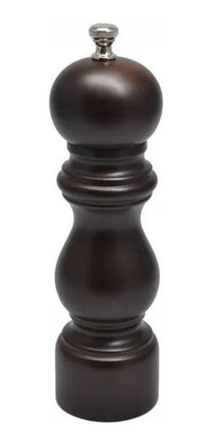 Holar Pepper Mill 18 cm Stainless Steel Grinder Wood 0