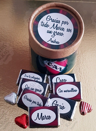 Caja Pote Regalo Chocolatines Personalizados 7