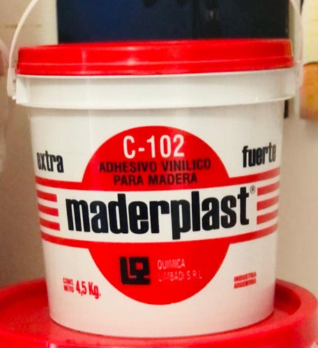 Maderplast Cola Vinilica C-102 Extra Fuerte 4.5 Kg 1