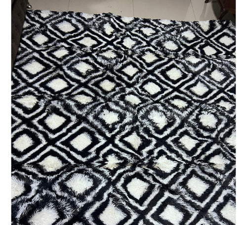 2x2.40 Ft Approx Nordic Long Pile Rugs Design Offer 3