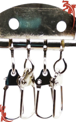 Multifunctional Key Holder Base with 4 Hooks, Excellent!! Set of 4 Units 2