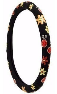 Cubre Volante Con Bordados Mujer Flores 38cm Covertex 3