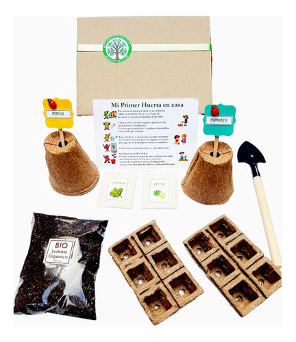 Kit Huerta En Casa - 4 Units with Seeds and Tools 1