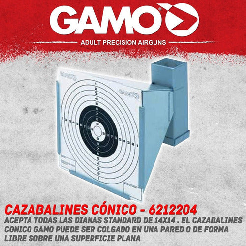 Gamo Tragabalines Rifle Aire Comprimido Nitro Tiro Al Blanco 2