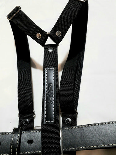 Adjustable Work Suspenders/Braces/Holder 0