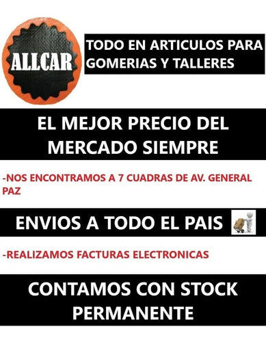 ALLCAR Contrapesos Plomo Llanta Chapa Para Balanceo 20grs X 50unida 5