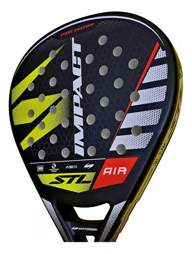 Steel Custom Air Impact 2022 Padel Racket + Gifts!!! 1