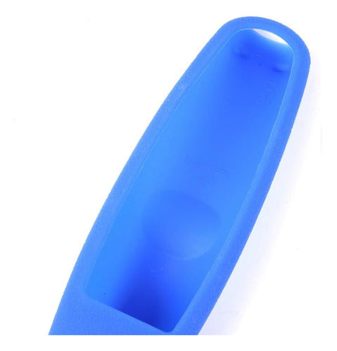 Blue Silicone Shockproof Case with Strap for LG Remote Control 2