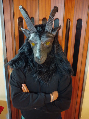 Baphomet Horned Demon Ceremony 3D Artistic Mask 1