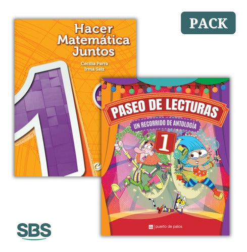 📚 Educational Bundle for Kids: Reading Journey 1 + Math Together 1 - 2 Books - Paseo De Lectura 1 + Hacer Matematica Juntos 1 - 2 Libros