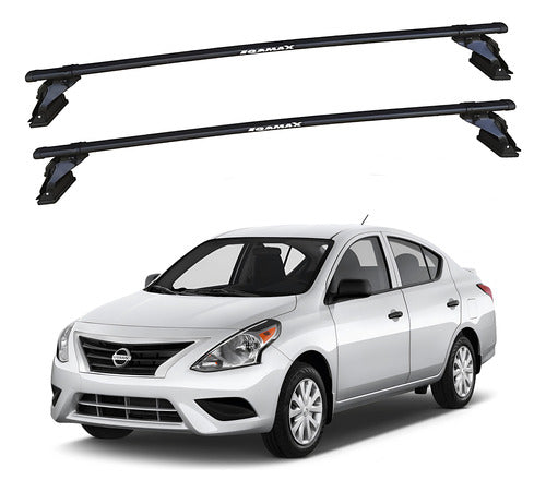 Eqmax Roof Bars Steel for Nissan Versa 2015+ Black 0