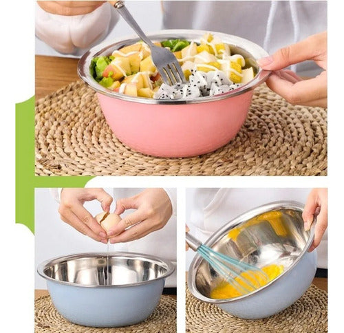 Set of 5 Stainless Steel Mixing Bowls 1