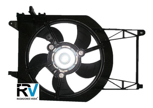 Electroventilador Fiat Palio Siena Idea Enganche Valeo C/a 1