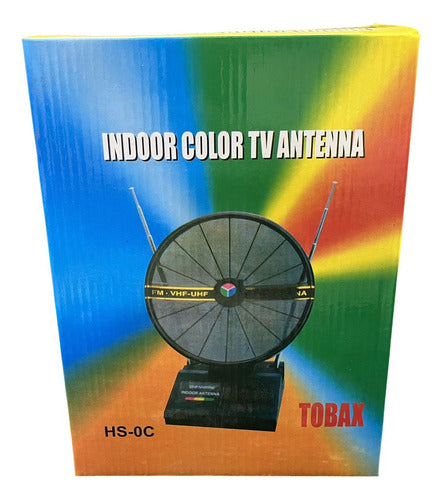 Antena Para Interior / Uhf / Vhf / Fm / Con Ficha Pin Grueso 1