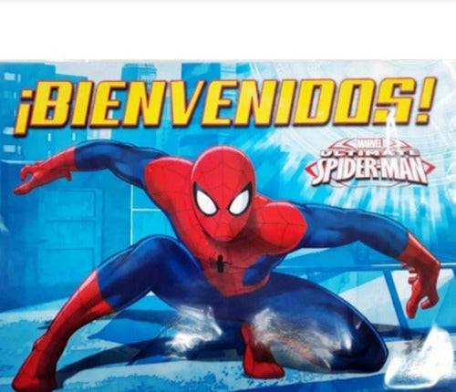 Cotillón,hombre Araña Spiderman 30 Chicos Valijita,plato 6