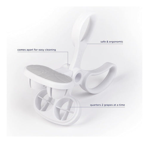 Ubbi Grape Cutter for Kids, Fruit and Vegetable Slicer 1