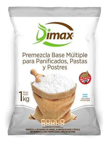 Dimax Premezcla Universal Sin Tacc 1kg X 15 Unidades 0