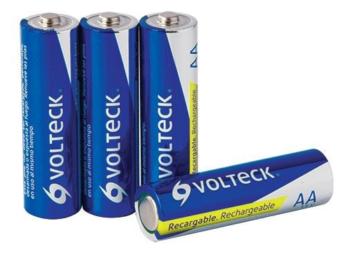 Volteck Rechargeable AA Batteries Blister of 4, 1300mAh RE-AA2 0