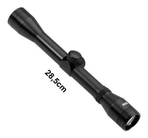 Nux 4x32 Telescopic Sight for Air Rifles with Mounts 1