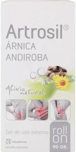 Artrosil 3un Arnica Andiroba Gel Roll On 90gr Dolor Muscular 1