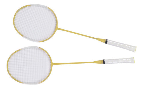 Conjunto De Badminton Para Adultos, 2 Jogadores, Ferro De Ba 3