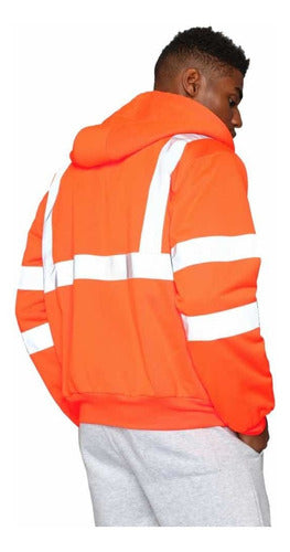 Fashion Nova Reflective Cotton Jacket Orange 2