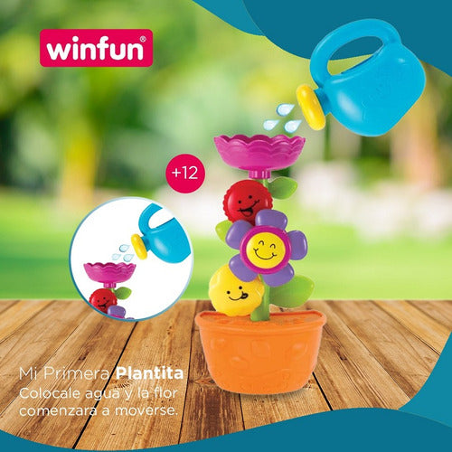 Winfun Water Fun Bath Water Game Set - Flower with Watering Can 7