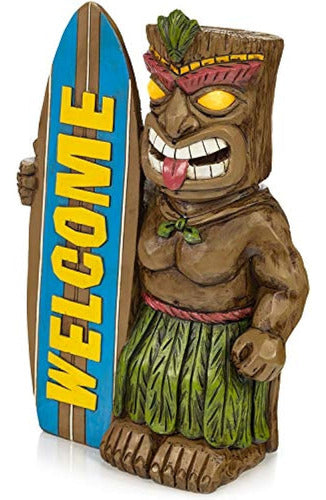 Vp Home Tiki Welcome Tabla De Surf Con Energía Solar Led Dec 2