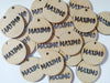 Fibrofácil 20 Personalized Name Circles 10cm Hanging Souvenirs 1