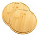 Hudson Set X2 Round Bamboo Platter for Barbecue and Appetizers 0