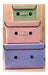 Home Basics Organizer Storage Box in Linen Fabric 45x30 27