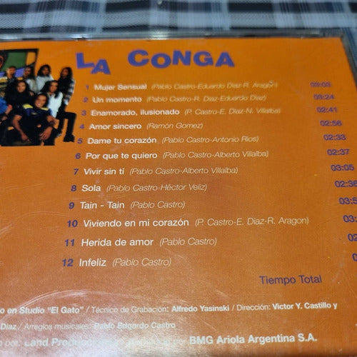 La Conga - Cd Original Cumbia  90 Impecable 1