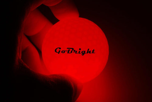 Gobright Bolas De Golf Red Led Light Up 0