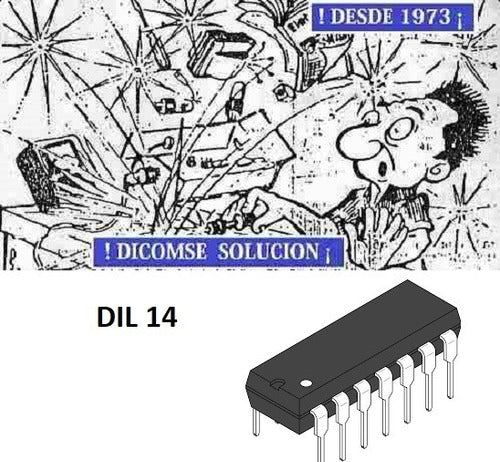 National Semiconductors Lm380n Lm380 142 Watt Audio Amplifier Dil-14 0