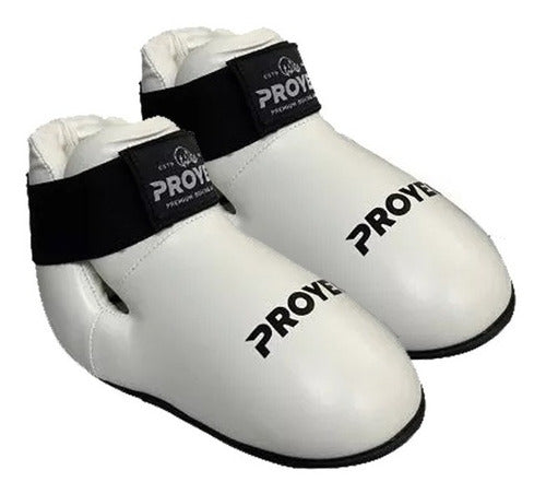Proyec Taekwondo Kick Boots Foot Protectors - PU Leather Kick Pads 35