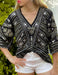 Imported Embroidered Women's Plus Size Blouse 4