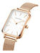 Hannah Martin Modern Elegant Women’s Woven Mesh Watch in Gold 0