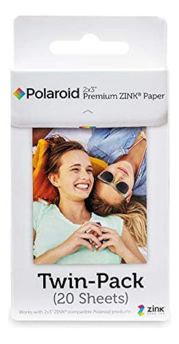 Polaroid 2x3 Premium Zink Zero Photo Paper, Pack of 20 0