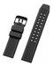 IStrap Replacement For Luminox Silicone Watch Band 23mm Black 7