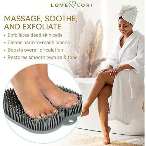 Love, Lori Foot Scrubber for Use in Shower - Foot Cleaner & Shower Foot Massager Foot Care for Men & Women 2