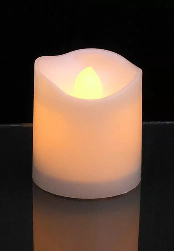 Velas Velitas Luz Led Pila Pack 24 Unidades Decorativo 1