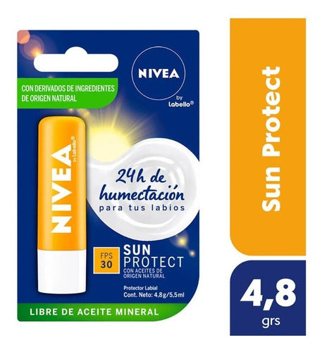 Nivea Lip Protector Sun Protect SPF30 4.8g 1