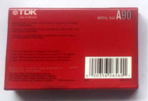 Casette De Audio Tdk Corea 90 Minutos Sellado Caset Cinta 1