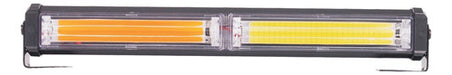 Lux LED Lighting Rectangular COB White and Amber 30W Auxiliary Bar LED Light 0